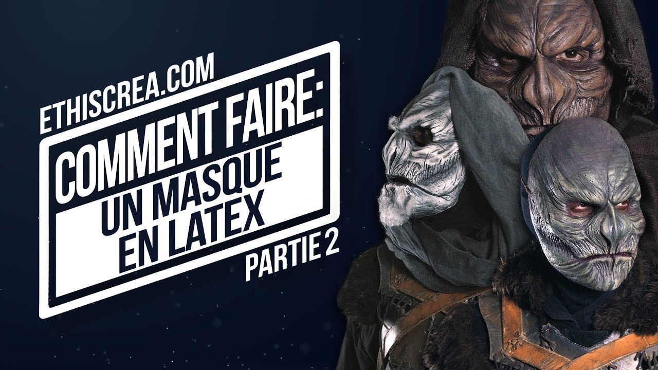Tuto Comment faire un masque en latex : Partie 2