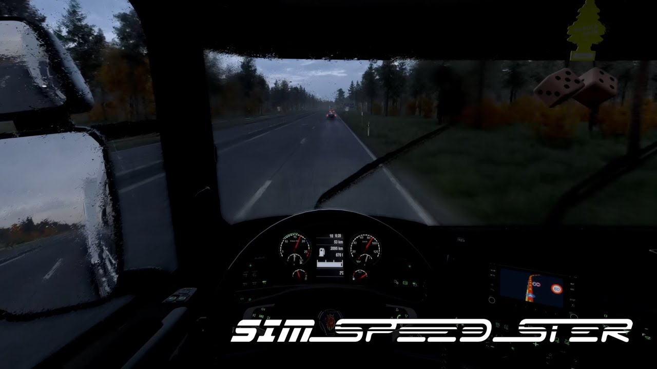 ETS 1.57 | Nordic Horizons DLC Drive – Umeå to Tromsø | Realistic Weather | Ultra Graphics