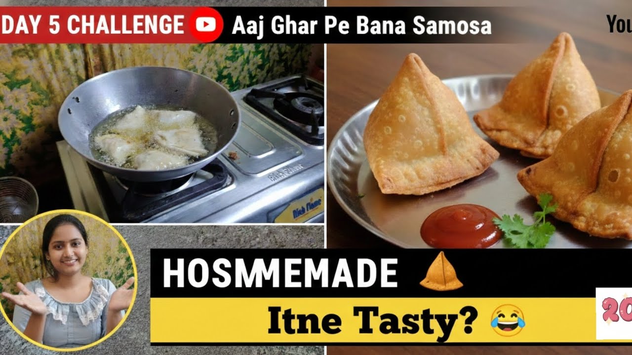 Ghar pe Banya halwai jaise khasta samose!🥟|  [ Day _5 ] #longvlog #subscribetomychannel #dilyvolg 