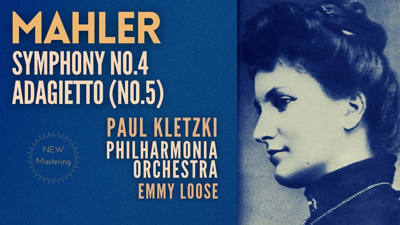 Mahler - Symphony No.4, Adagietto (No.5) / Remastered (Century's record.: Paul Kletzki, Emmy Loose)