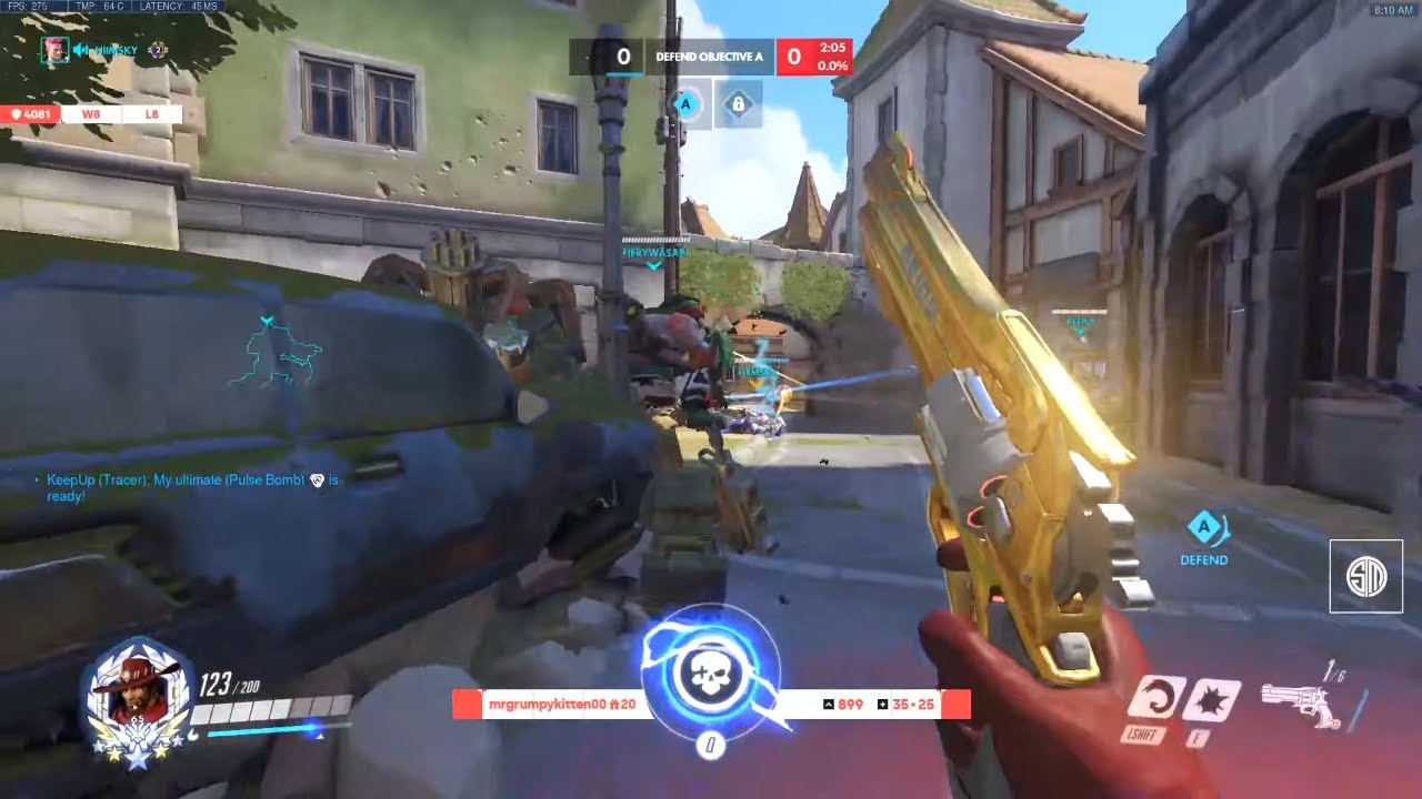 GALE TOP 65 MCCREE AND SOLDIER 76 GAMEPLAY! 44 ELIMS! [ OVERWATCH SEASON 23 TOP 500 ]