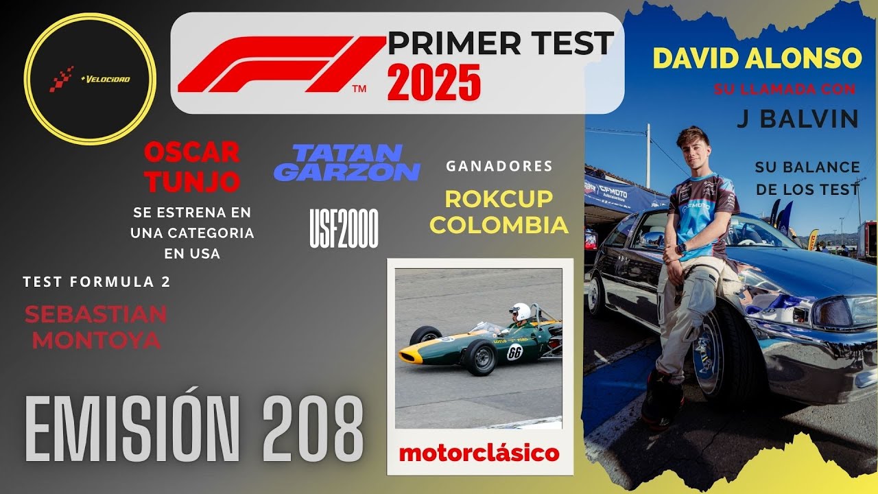 ALONSO Y J BALVIN, TEST F1 Y F2, MOTORCLASICO | #MASVELOCIDAD