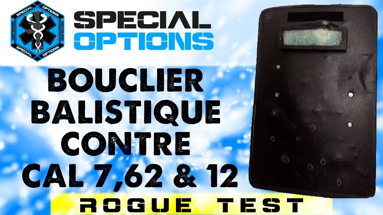 Test bouclier balistique lourd de type SWAT