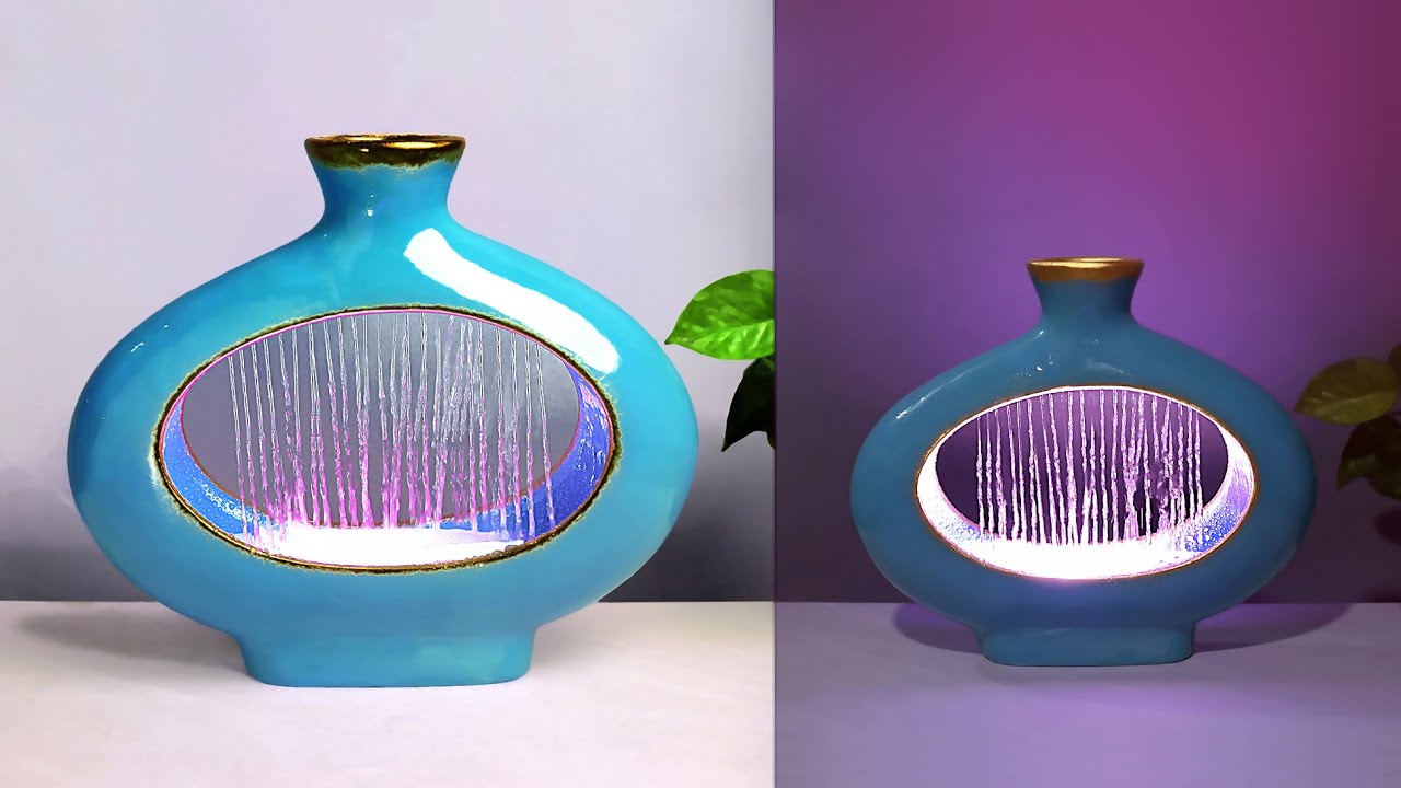Waterfall Night Lamp // Waterfall Showpiece for home decoration // Fountain Night Lamp