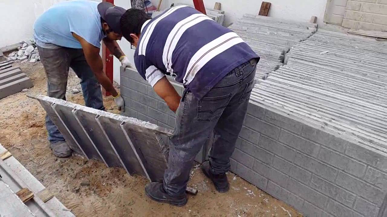 Formas em fibra de casas Pré-moldadas em concreto