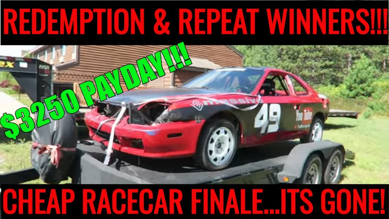 Crazy CHEAP Racecar FINALE! Taking home a $3250 check!