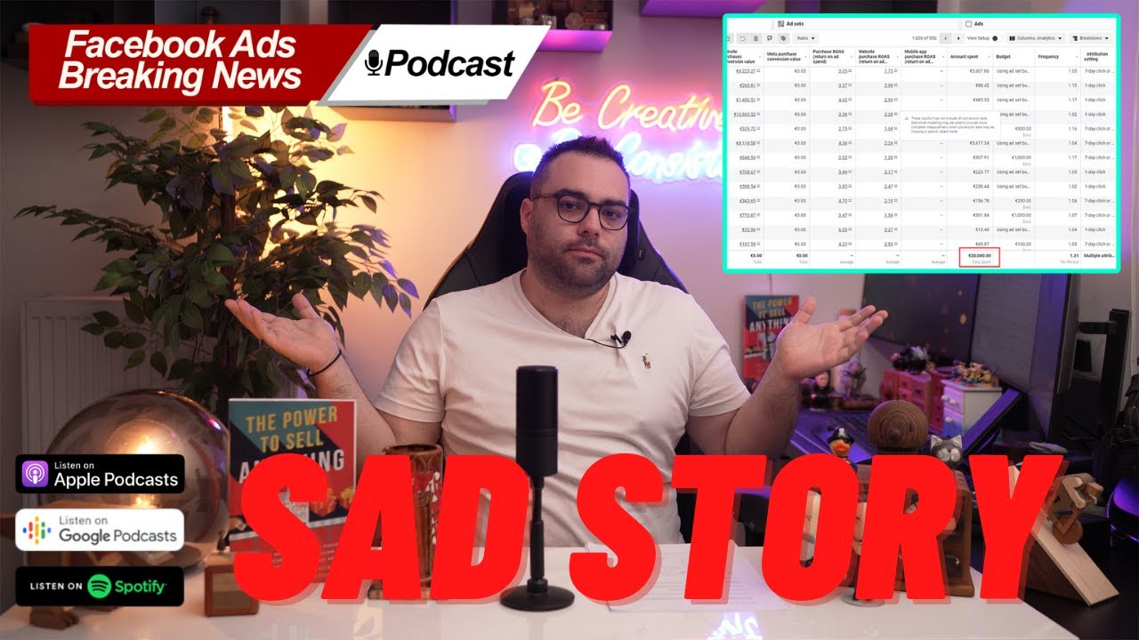 Podcast #5 - Facebook Ads Hidden Spending Limit Stopped Me from Scaling to 40k/day Spending