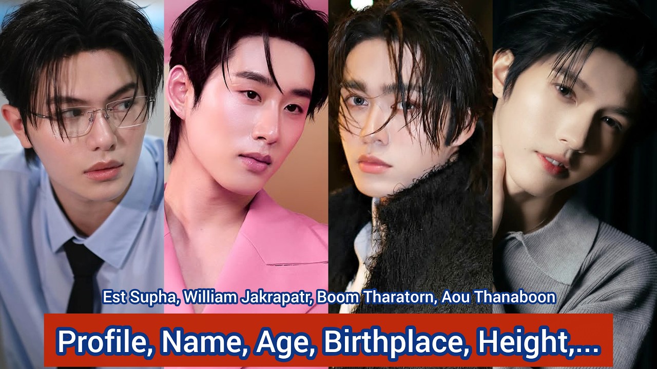 Est Supha, William Jakrapatr, Boom Tharatorn, Aou Thanaboon | Profile, Name, Age, Birthplace, Height