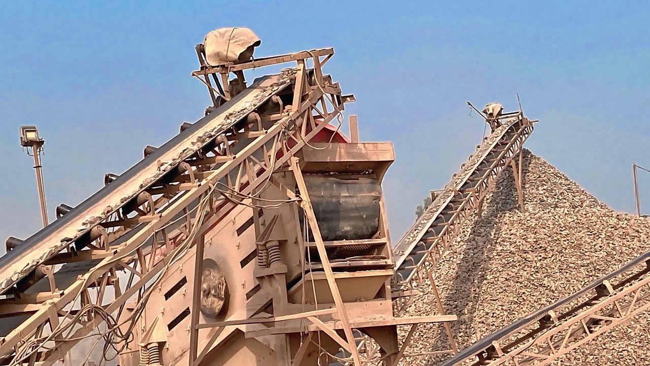 Amazing Quarry Primary Rock Crushing Machine Working || Setisfying Rock Crusher || Stone Crushing