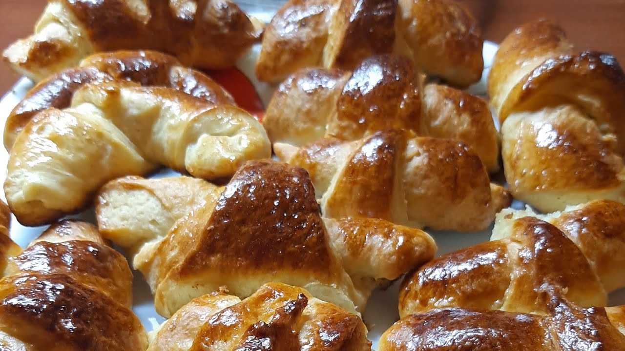 Medialunas caseras fáciles👌🥐❤