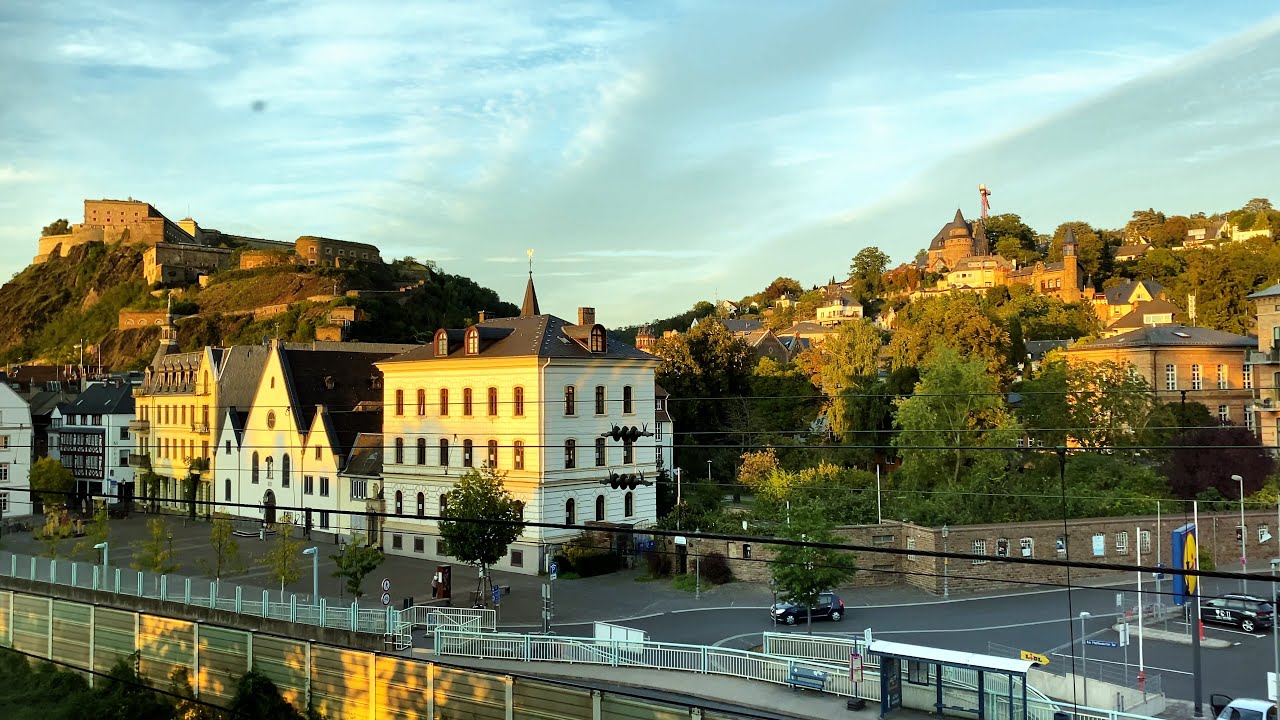 Koblenz die rechte Rheinseite Stadtteil Ehrenbreitstein 2023