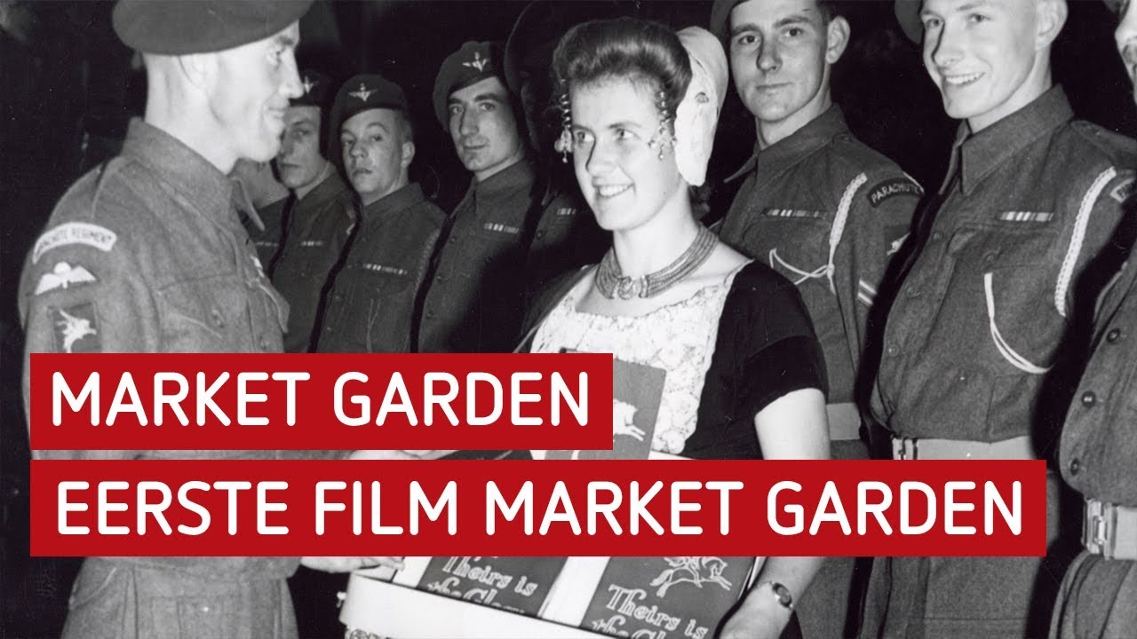 De opnames van de eerste film over... | Market Garden