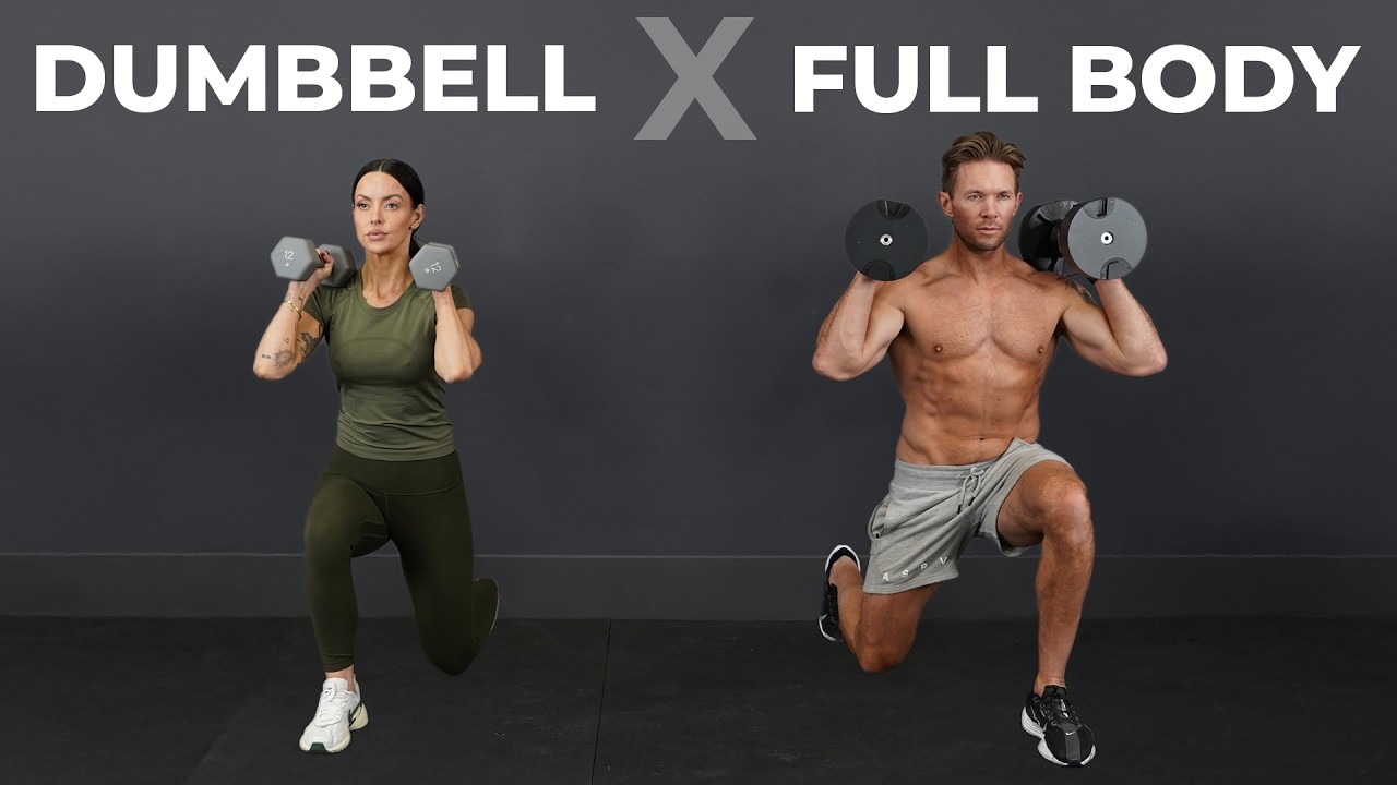 35 Minute COMPLETE Full Body Dumbbell Workout (Muscle Building)