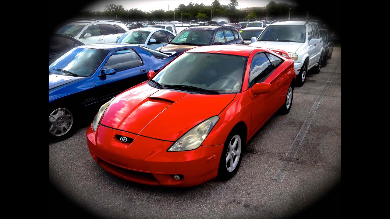 2000 Toyota Celica GT T230 Start Up, Quick Tour, & Rev With Exhaust View - 150K