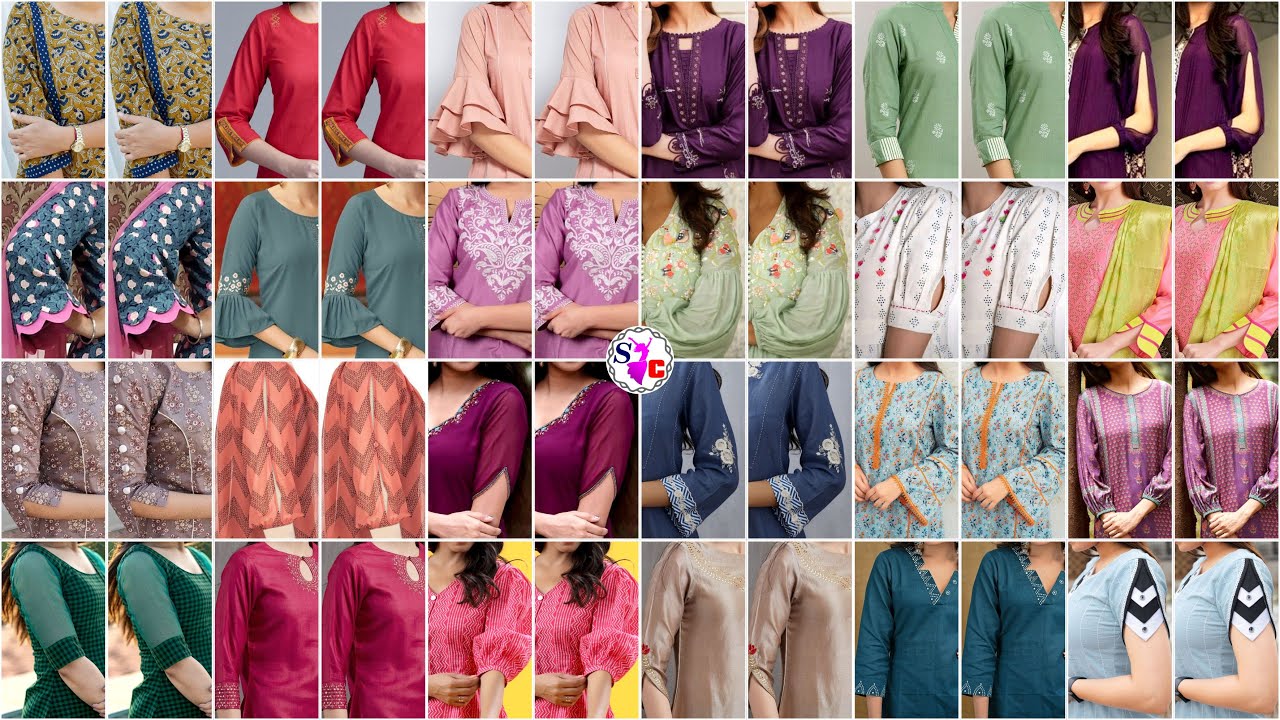 Latest Different Type of Kurti Sleeves Design 2024