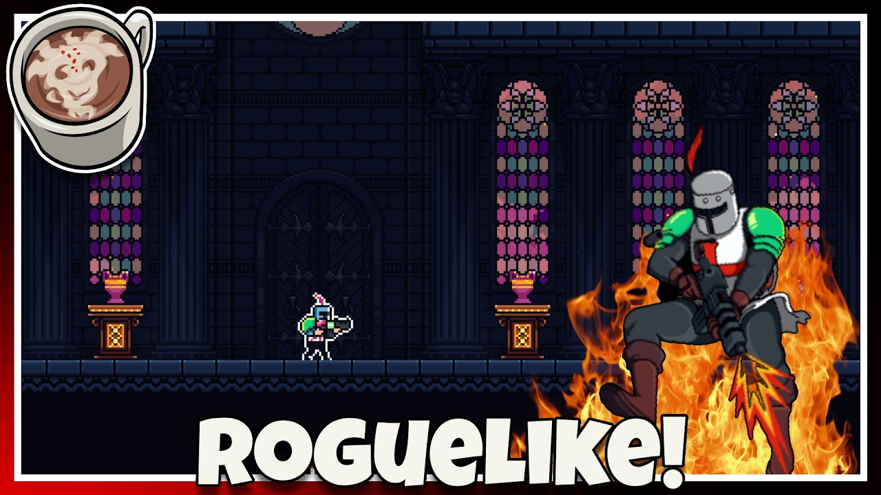 Эта вертикальная roguelike-игра затягивает! | Machine Gun Knight