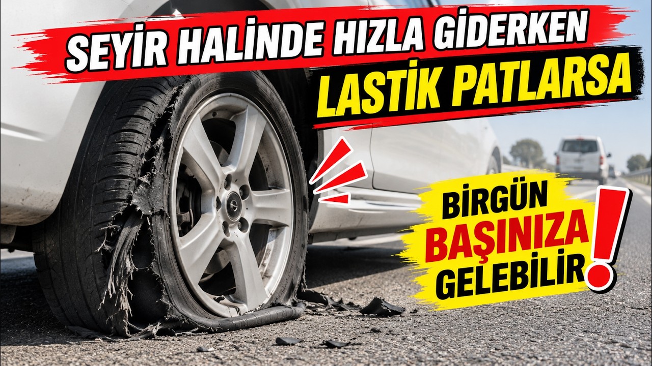 Yolda Lastik Patlarsa Ne Yapmalıyız? Arka yada Ön Lastik Patladığında Ne Yapılmalı?