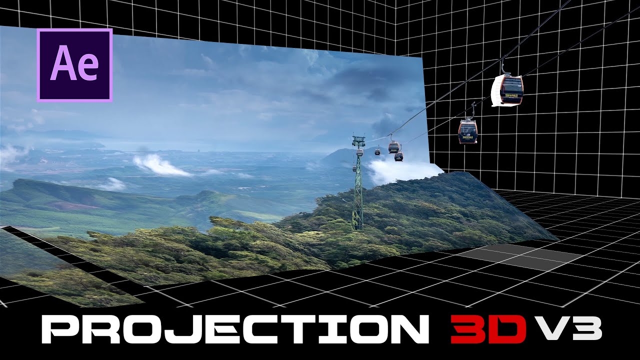 Create the Realistic Ropeway Shot Using Only Still Images Entirely in After Effects