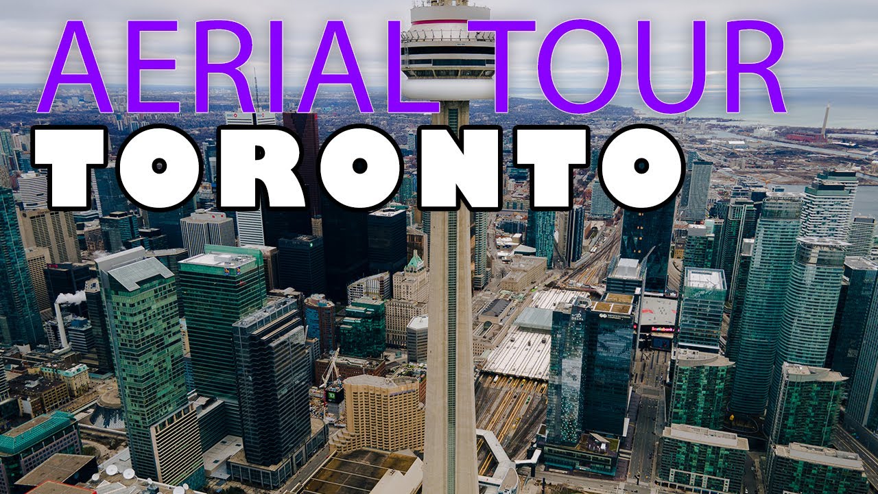 Toronto Aerial View in 4k | City tour