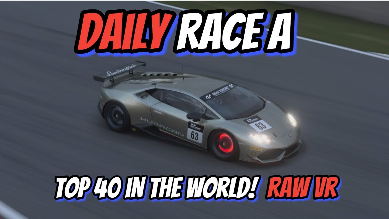 GT7 | Raw VR | Chasing Pace - First time Top40 in the World! Its possible!