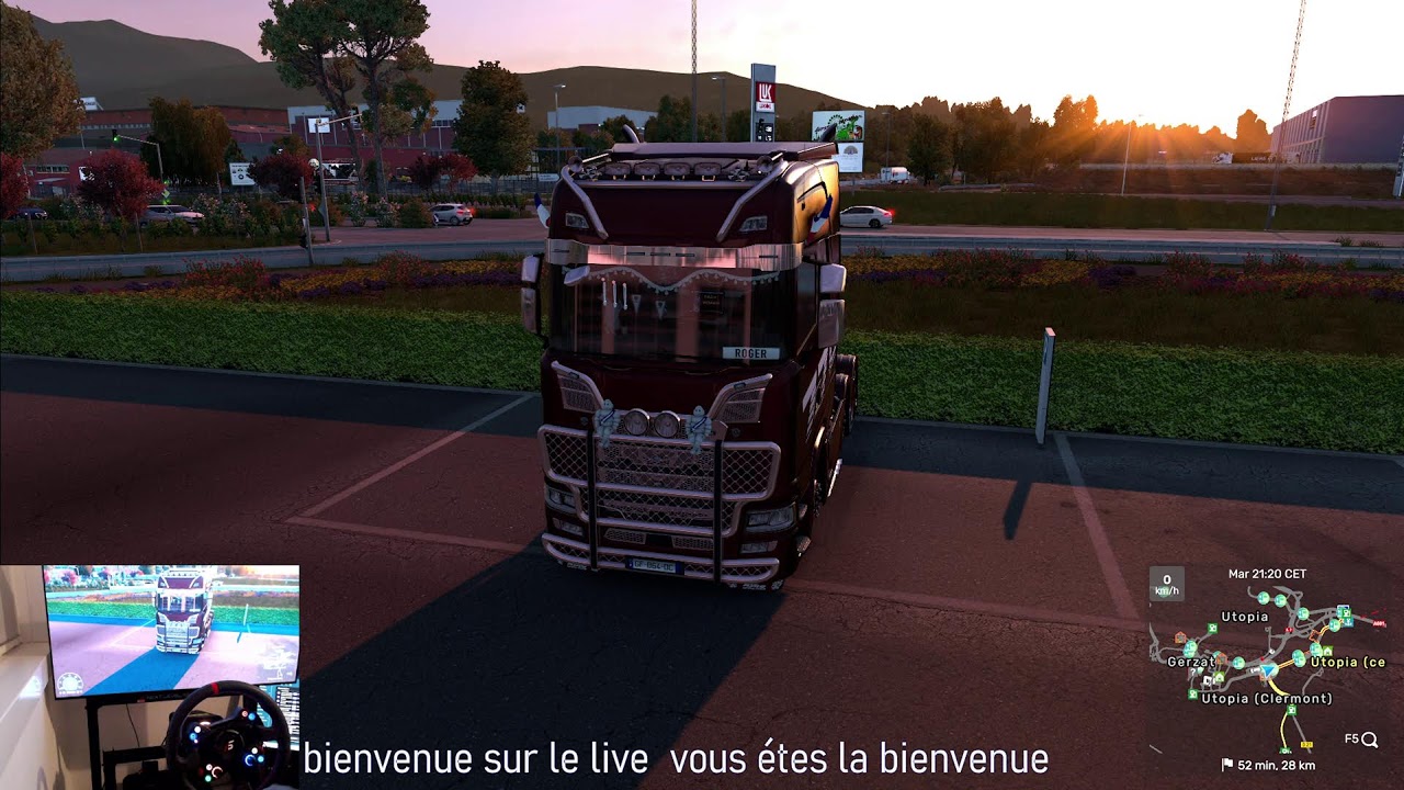 ETS2   toujours sur les routes de grand utopia pour de nouvelles livraisons