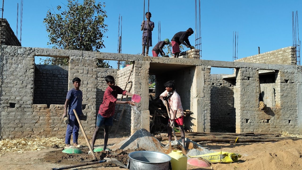 घर बनाना चालू कर दिए 