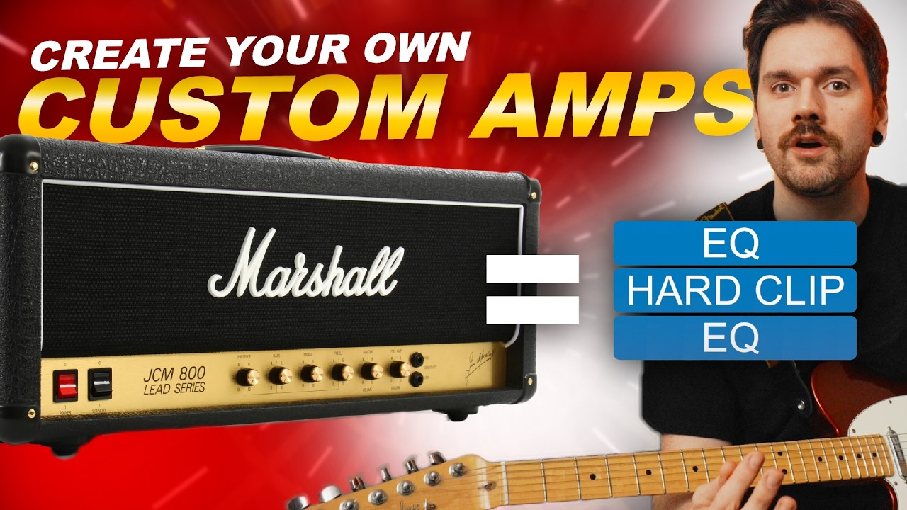 I made a Marshall JCM 800 using only EQ and Hard Clipping