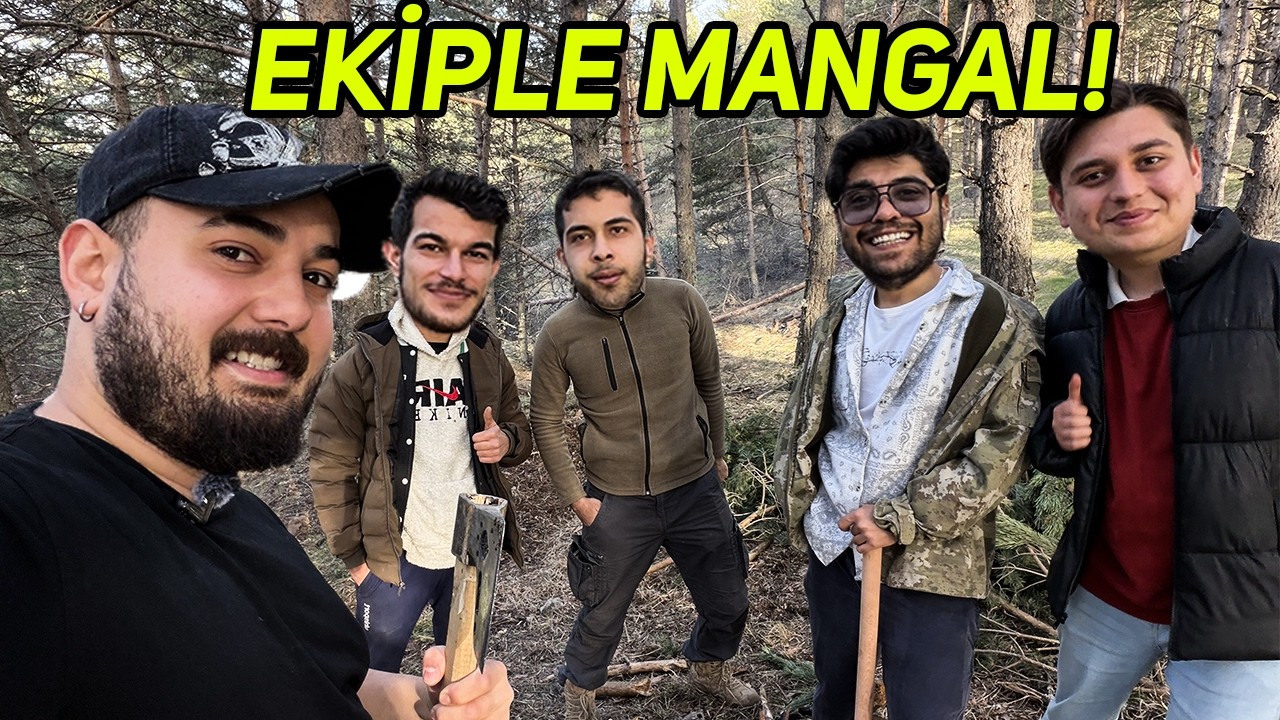 ORMANDA AYI G&Ouml;RD&Uuml;K! 🐻 EKİPLE MANGAL 😎