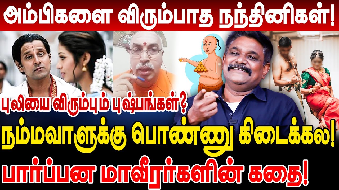 அம்பிகளை விரும்பாத நந்தினிகள் புலியை விரும்பும் புஷ்பங்கள்? krishnavel ts interview brahmin marriage