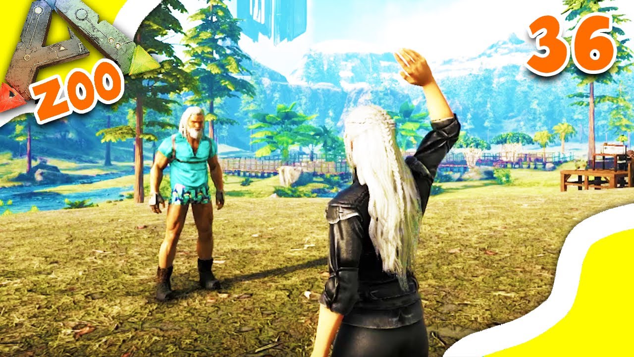 ARK ZOO: PATCH CURTIS VISITE MON ZOO & FIN DE LA SERIE! #36🦒ARK SURVIVAL EVOLVED FR