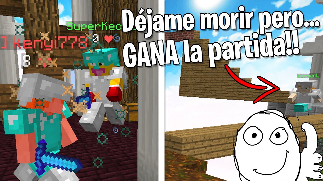 CARREO A MI AMIGO NOOB en MINECRAFT PvP!! - Minecraft Skywars.