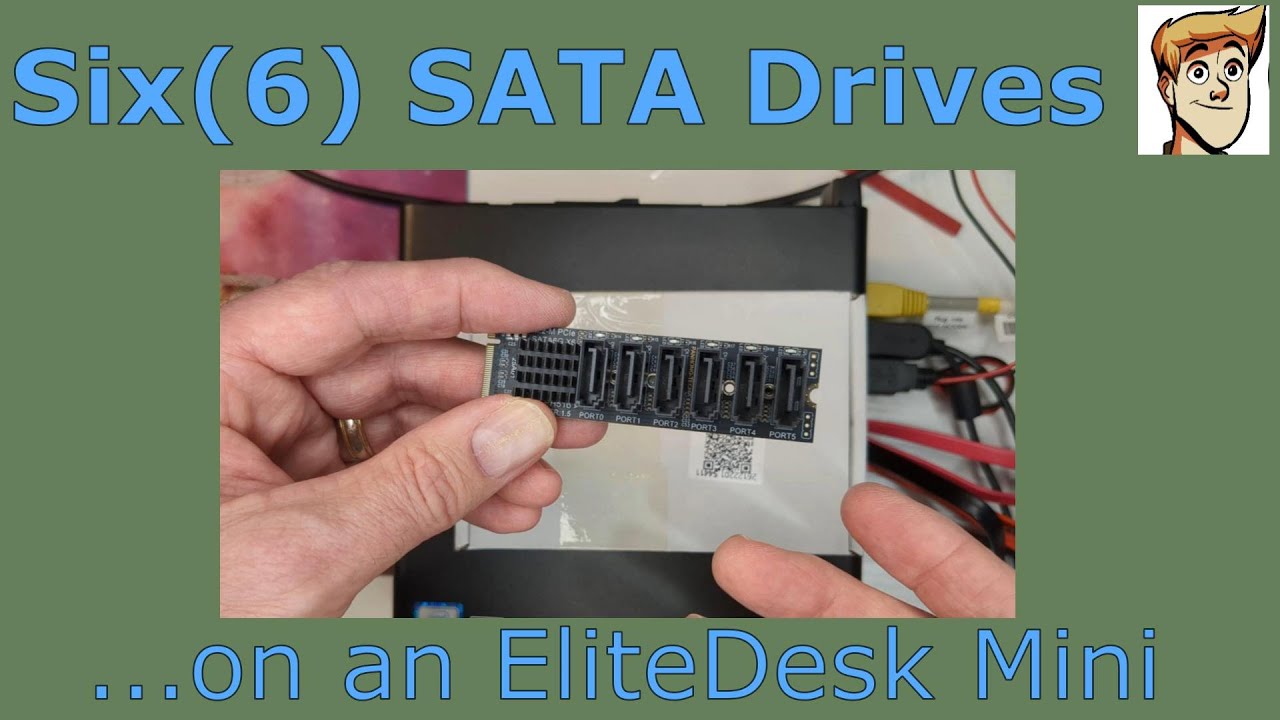 Six(6) External SATA Drives on an EliteDesk Mini
