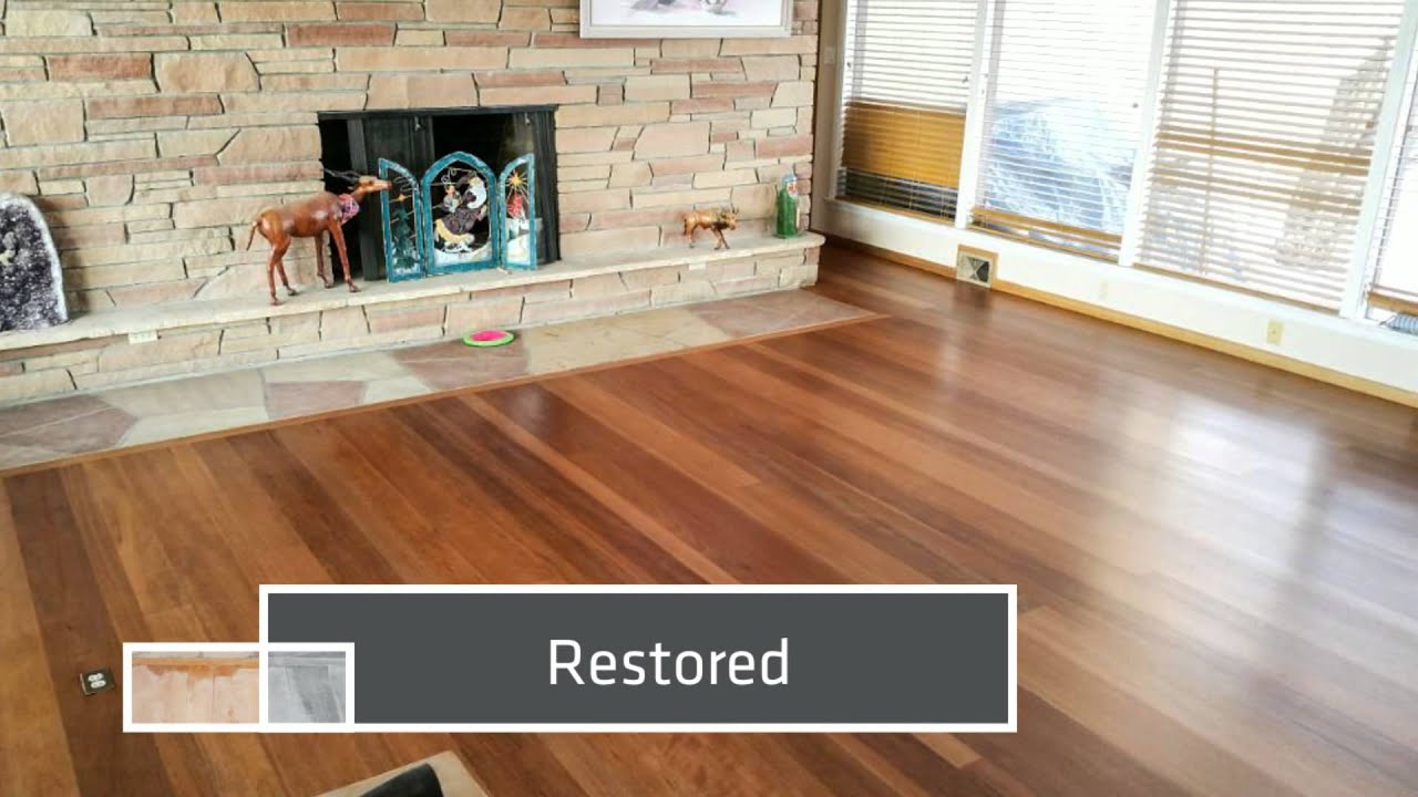 Cumaru Hardwood Floor Refinsih