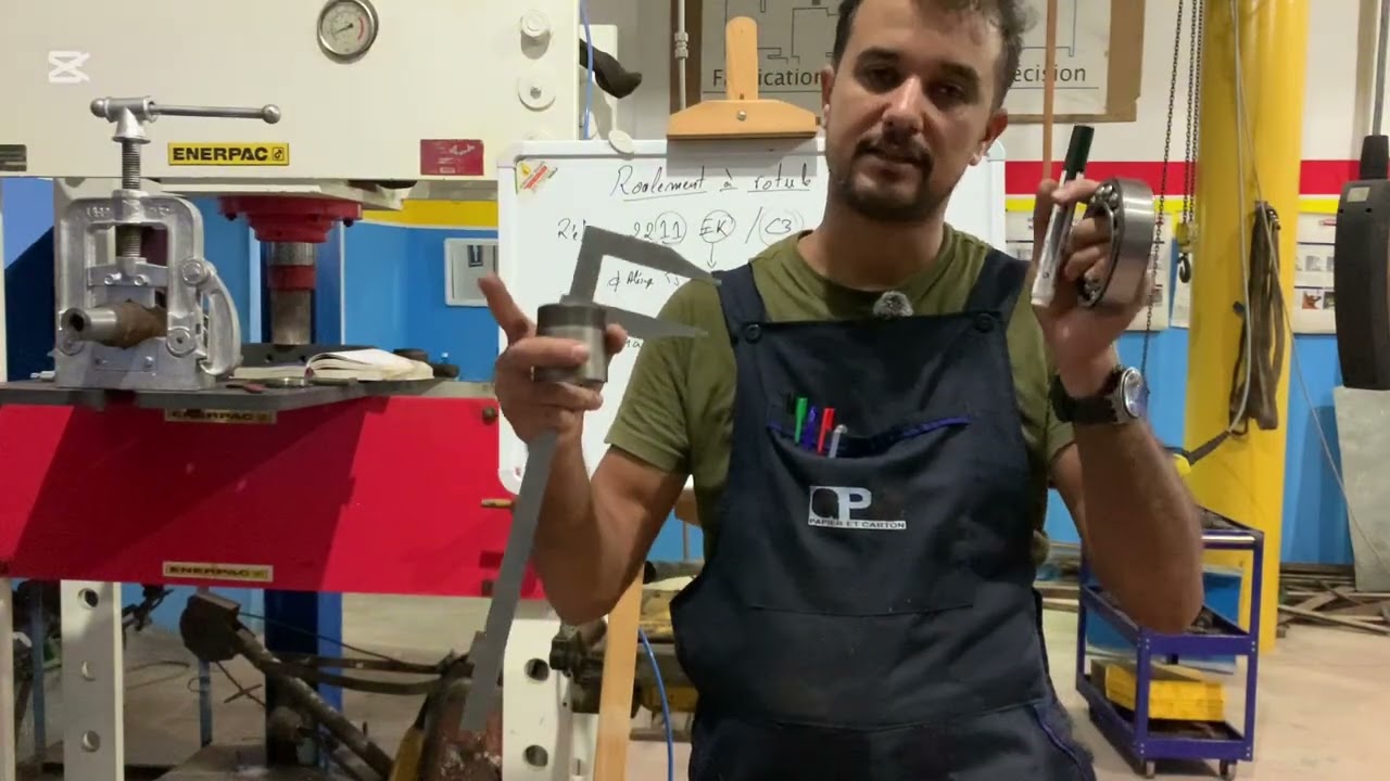 Montage roulement à rotule sur bielles 