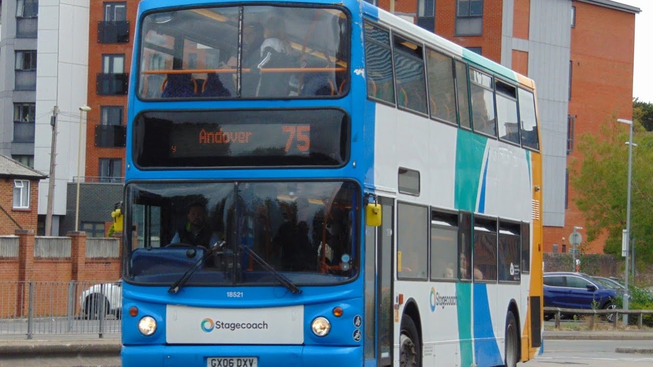 Thrash + Kickdown! Stagecoach South 18521 GX06 DXV on Route 75