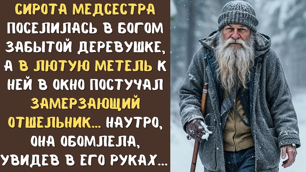 Сирота МЕДСЕСТРА поселилась в глуши и в метель приютила ОТШЕЛЬНИКА... а наутро обомлела...