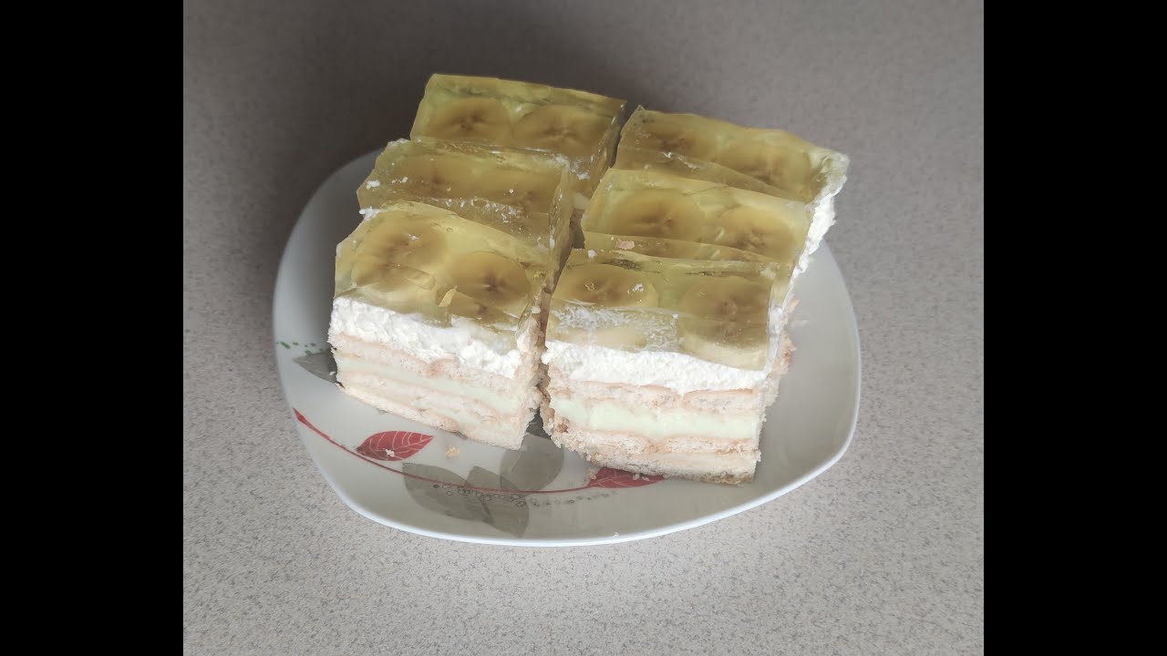 Bananowiec bez pieczenia
