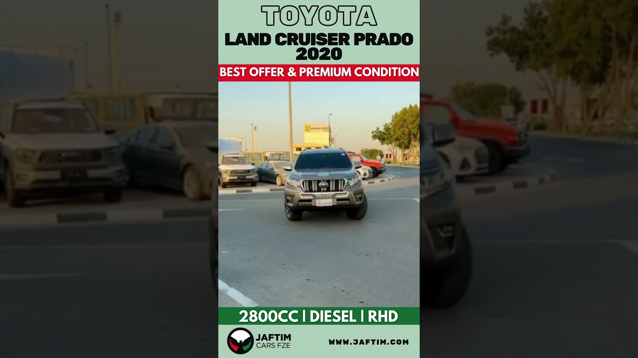 Toyota Land Cruiser Prado 2020 2.8L Diesel Engine 4 X 4 Bronze Color Ready to Export at JAFTIM CARS