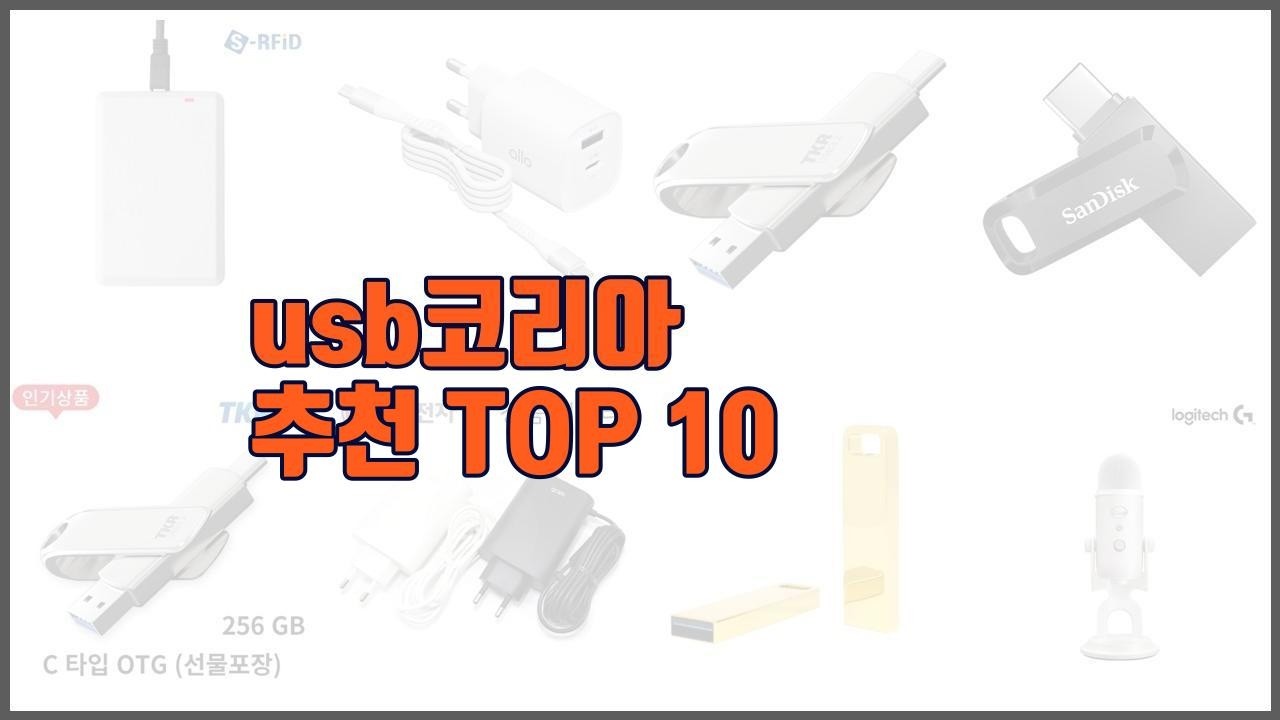 usb코리아 추천 치면 후회할 가격 대비 최고의 상품 10가지