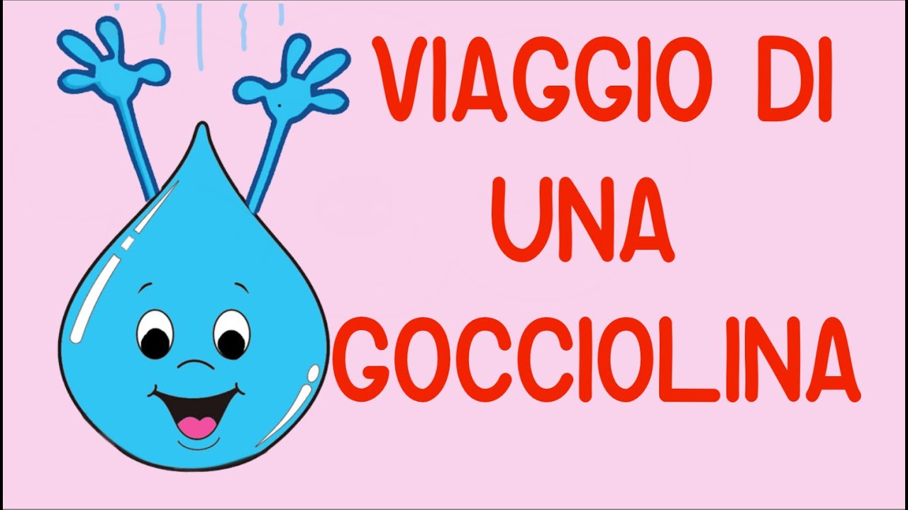 22 MARZO GIORNATA MONDIALE DELL'ACQUA-Il viaggio di una gocciolina-canzone-link con testo-attività-