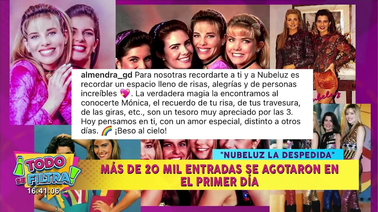 Nubeluz la despedida: 