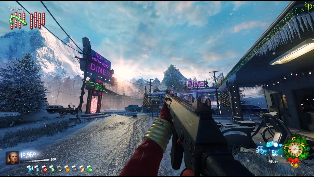Evil Christmas (BO3 Custom Zombies Gameplay)