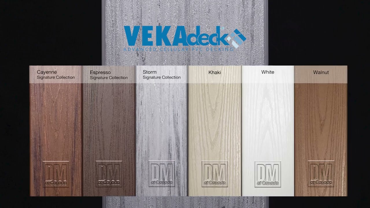 VEKAdeck Deck Board Details; Signature Collection, Storm - Deck Masters of Canada