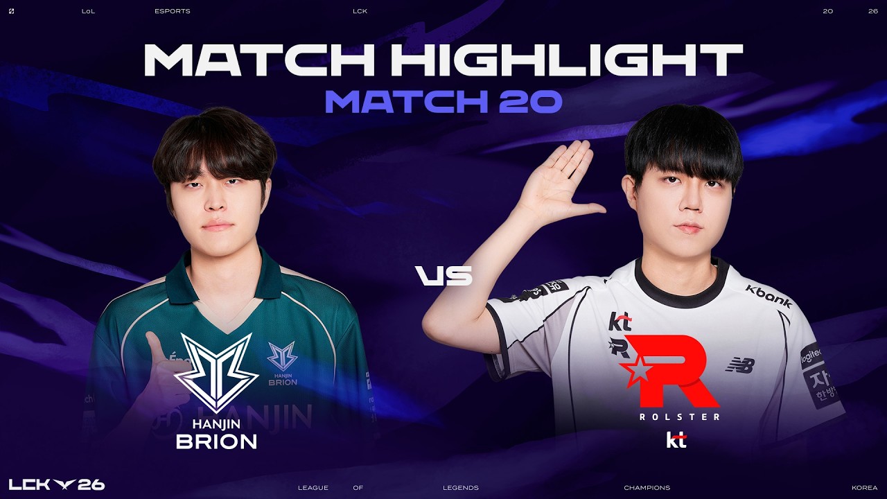 BRO vs KT | 매치 20 하이라이트 | 2026 LCK