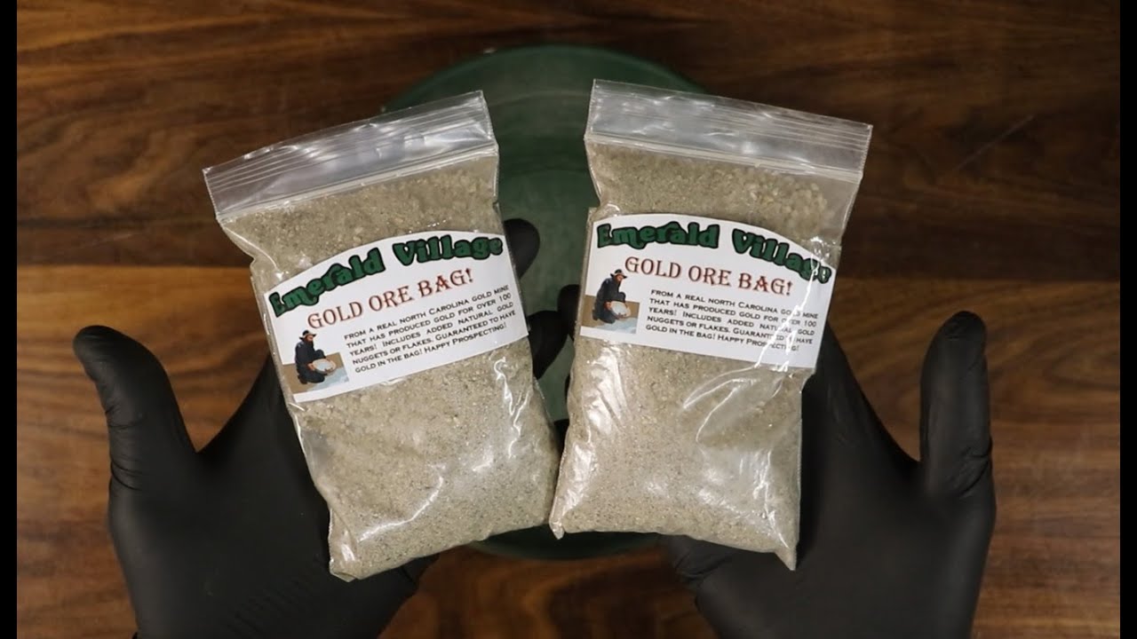 Emerald Village - Gold Ore Bags from North Carolina!