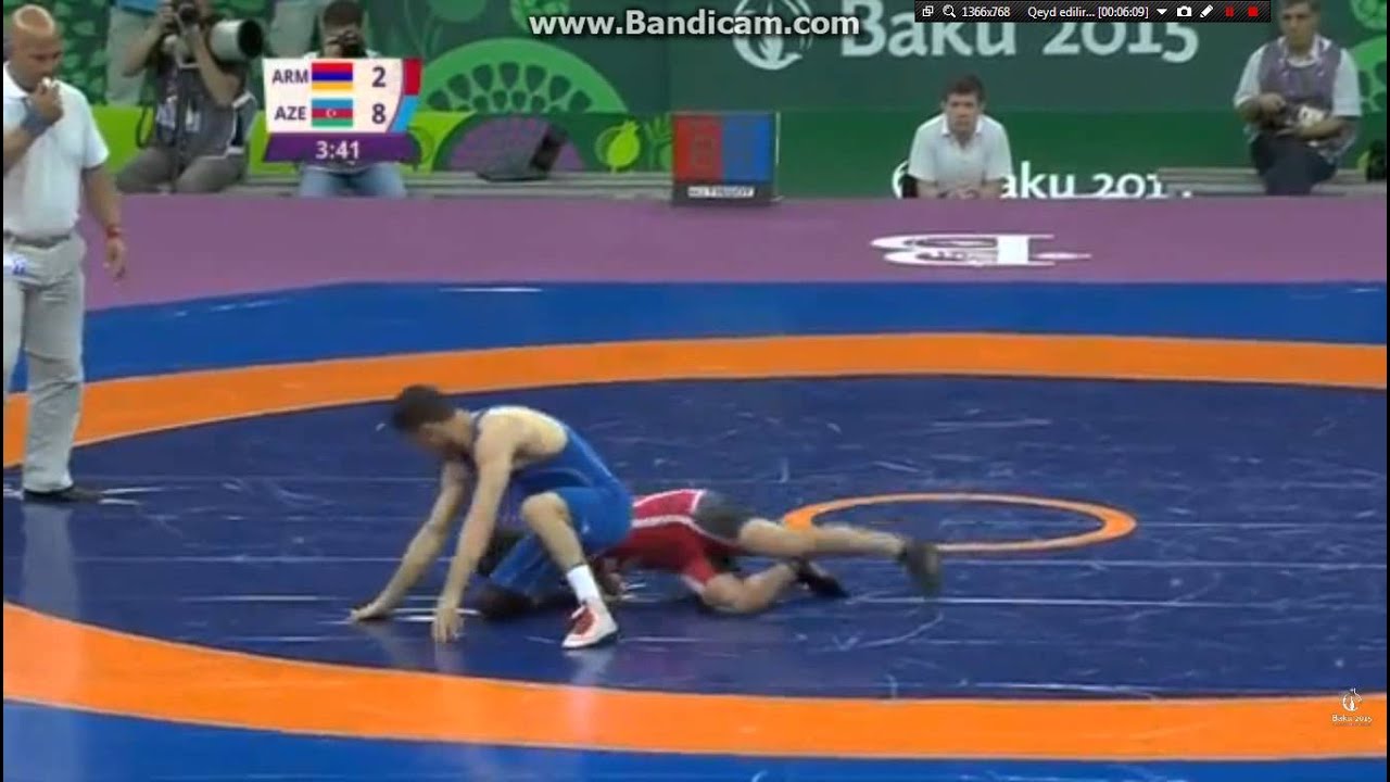 Baku 2015 AZE:Yashar Aliyev (w) 10-6 ARM:Garik Barseghyan