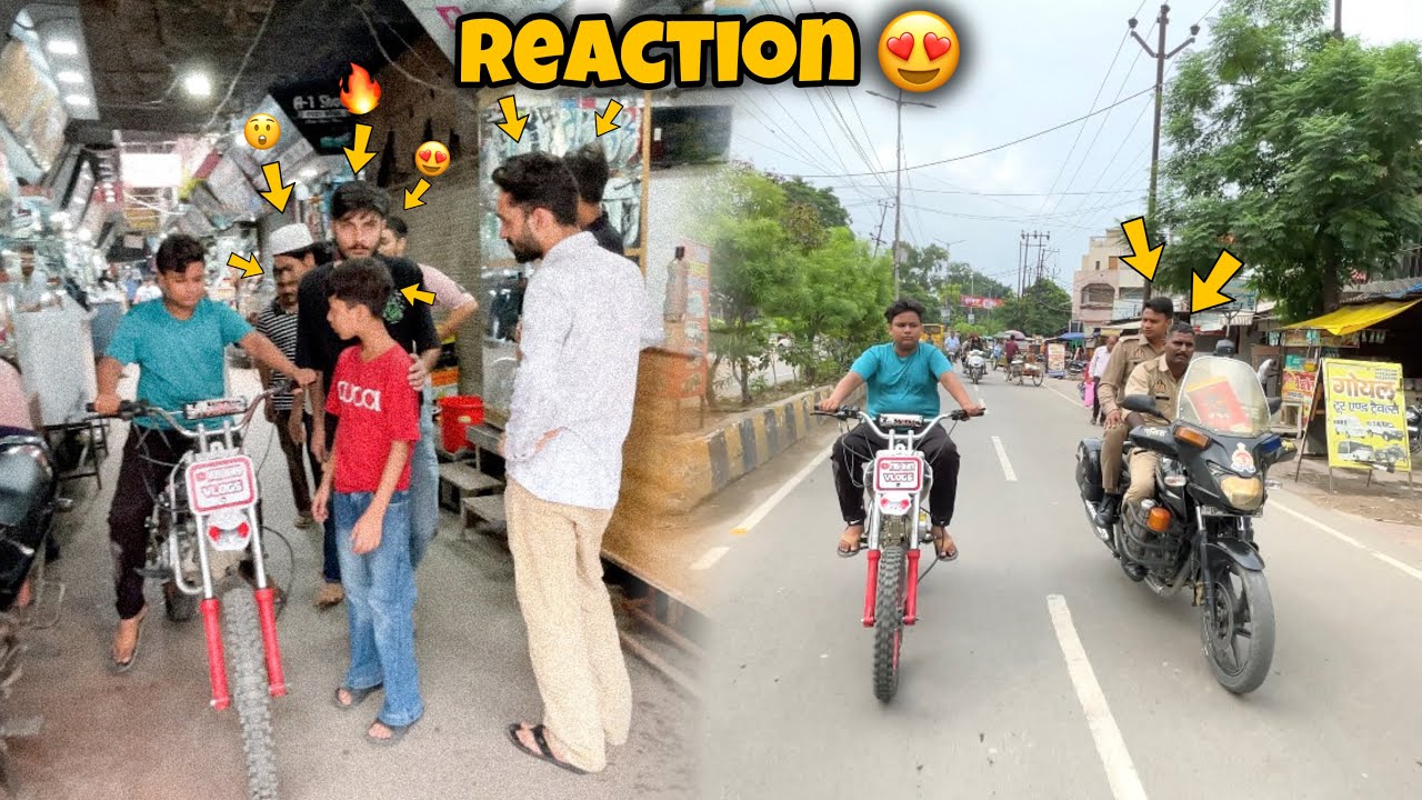 125cc Dirt Bike Public Reaction in Market 🔥 #dirtbike