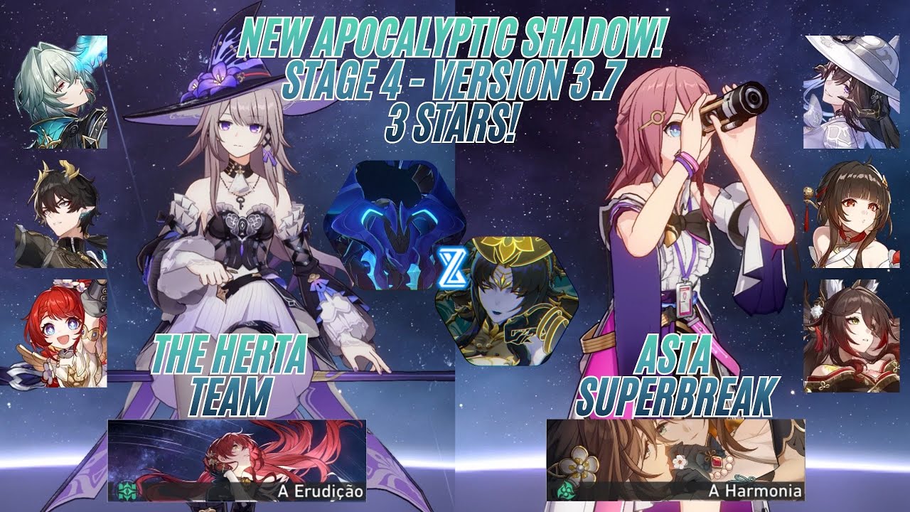 Apocalyptic Shadow - V.3.7 - STAGE 4 - The Herta Team and Asta Superbreak! - Honkai Star Rail!