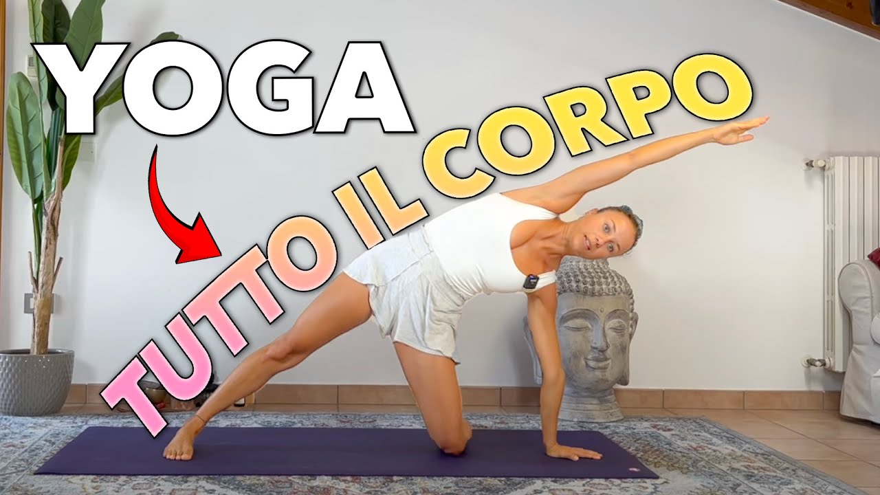 Lezione di yoga per tutto il corpo | Yoga forza e flessibilità | Live del 19 Agosto 2023