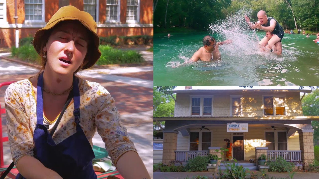 A Hot Summer Day At Krishna House 